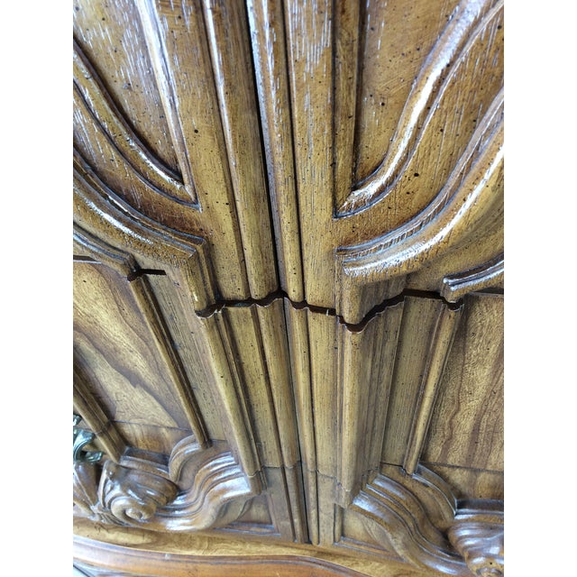 Mid Century French Provincial Style Highboy Dresser With Five Drawers For Sale - Image 16 of 18