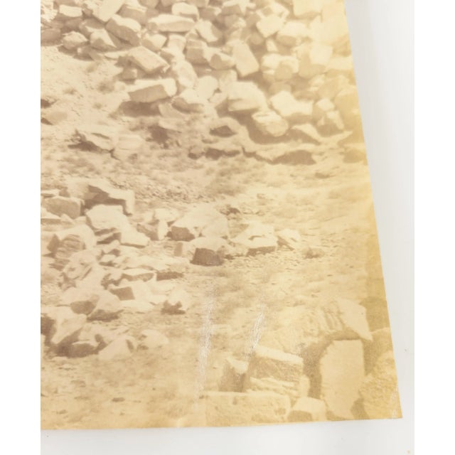 Paper 19th Century Egyptian Black and White Photo of Karnak Temple For Sale - Image 7 of 10