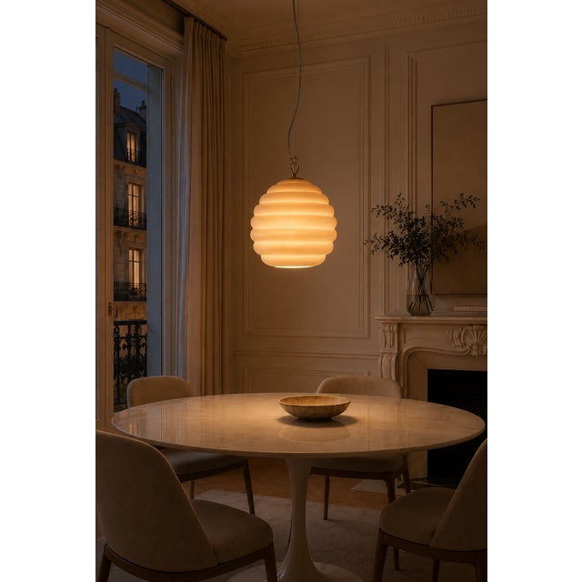 Dune 27 Murano Jacketed Glass Chandelier in Sand-Taupe Color, 2010s For Sale - Image 18 of 18