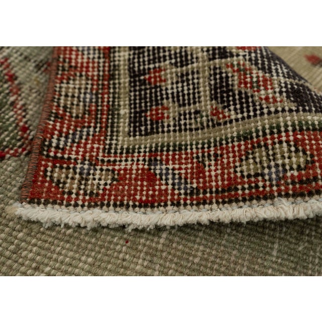Turkish Mini Rug Oriental Hand Knotted Vintage Rug 2'3" x 3'6" #21107 For Sale In Houston - Image 6 of 8