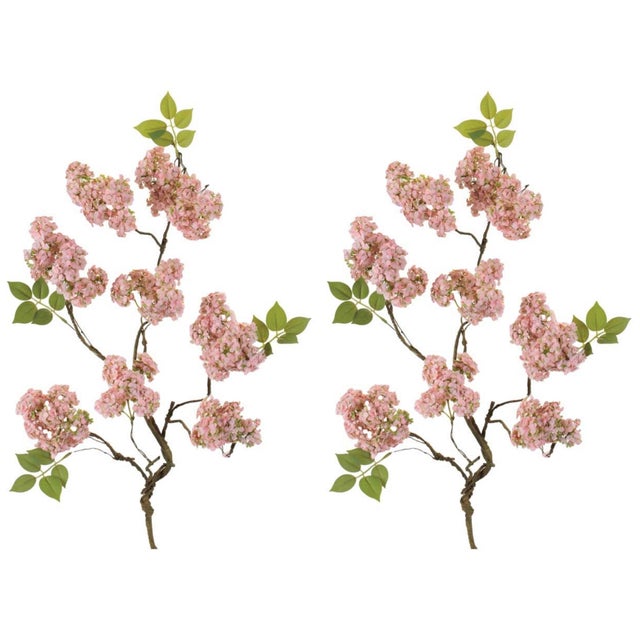 Rustic Floral Twig Branch (Set of 2) For Sale - Image 3 of 3