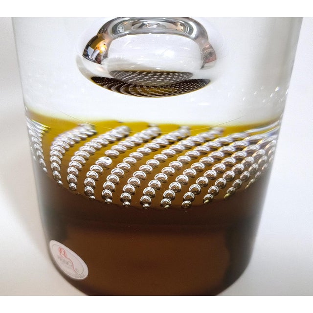 Princ Art Glass Vase and Ashtray Set by Pavel Havelka, Czech, 1990s, Set of 2 For Sale - Image 9 of 18
