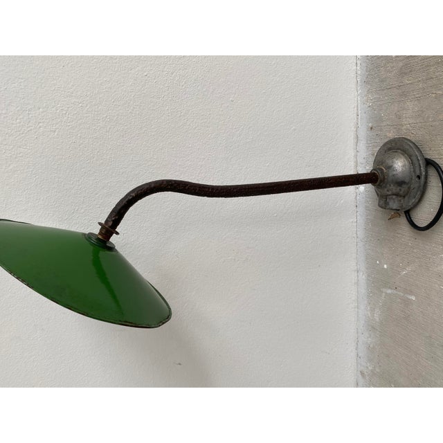Farmhouse Vintage Nathan Turner Metal Industrial Light Fixture Sconce For Sale - Image 3 of 11