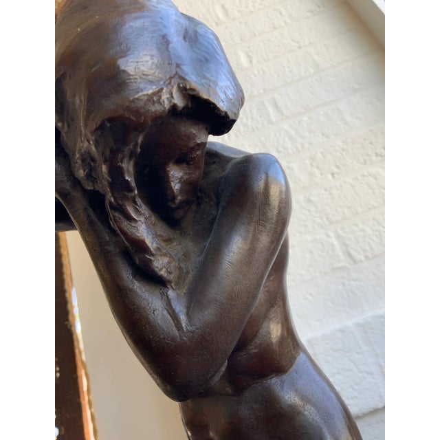 20th Century Bronze Figural Sculpture by Artist Nanna Matthews Bryant For Sale - Image 9 of 9