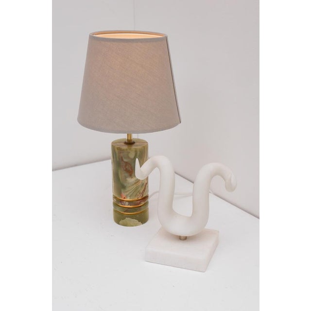 Mid-Century Modern Italian Brass Table Lamp, 1970s For Sale - Image 9 of 16