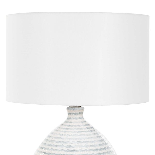 2020s Clary Horizontally Striped Table Lamp For Sale - Image 5 of 6