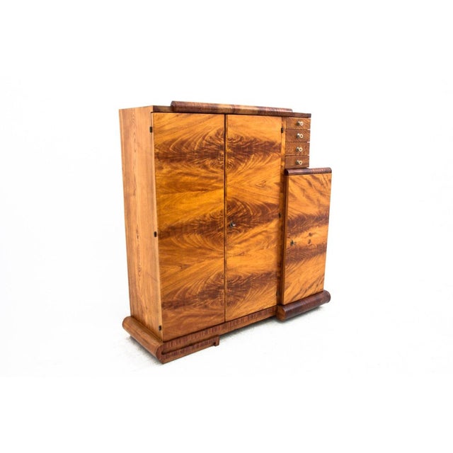 Art Deco Chest of Drawers, Poland, 1950s., in Very Good conditions. Designed 1950 to 1959