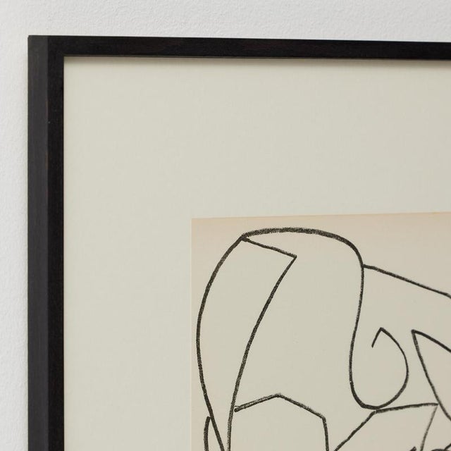 White Françoise Gilot, Portrait of a Woman, 1951, Lithograph, Framed For Sale - Image 8 of 16