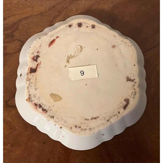 Rose 18th Century Chinese Export Porcelain Famille Rose Hexagonal Tea Pot Stand For Sale - Image 8 of 10