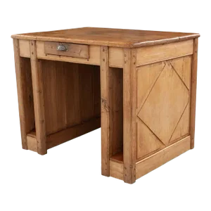 English 19th Century Pine Auctioneer’s Cash Desk
