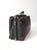 Farmhouse Antique 1920s Black Leather Suitcase With Brass Hardware For Sale - Image 3 of 14