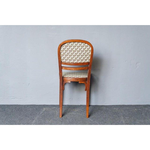 Art Nouveau No. 715 Chair by Gustav Siegel for J.&J. Kohn, Vienna, Austria, Early 20th Century For Sale - Image 6 of 18