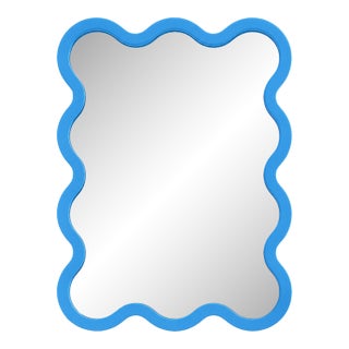 Modern Architectural Wall Wavy Mirror - Hvyli 10 by Oitoproducts For Sale