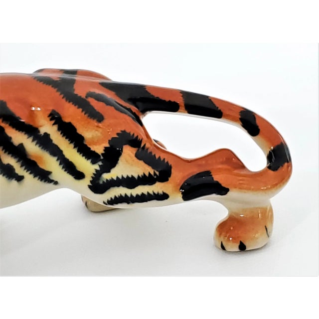 Figurine Porcelain Tiger For Sale - Image 11 of 13