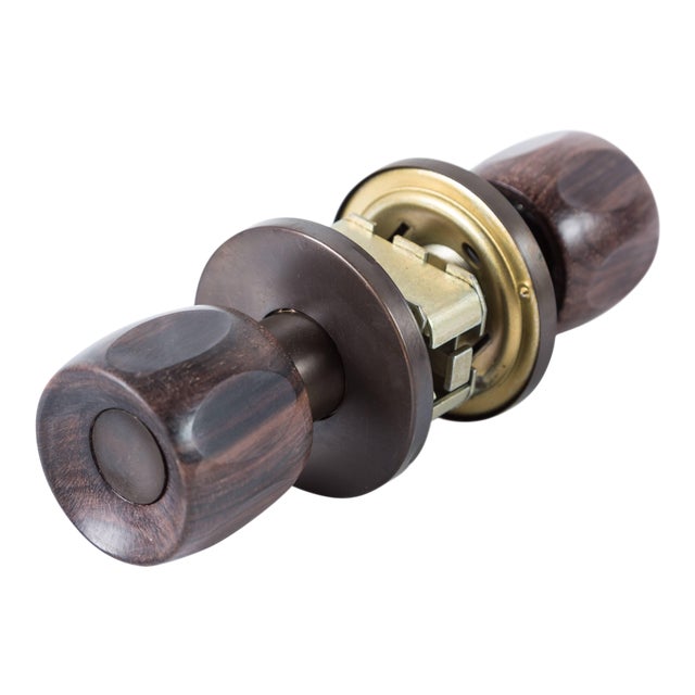 1970s Vintage Russwin Passage Door Knob Set Chairish