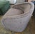 Boss Swivel Cashmere Lounge Chair For Sale - Image 4 of 7