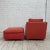 Pair of Red Edward Wormley for Dunbar Lounge Chairs With Ottoman For Sale In Cleveland - Image 6 of 12