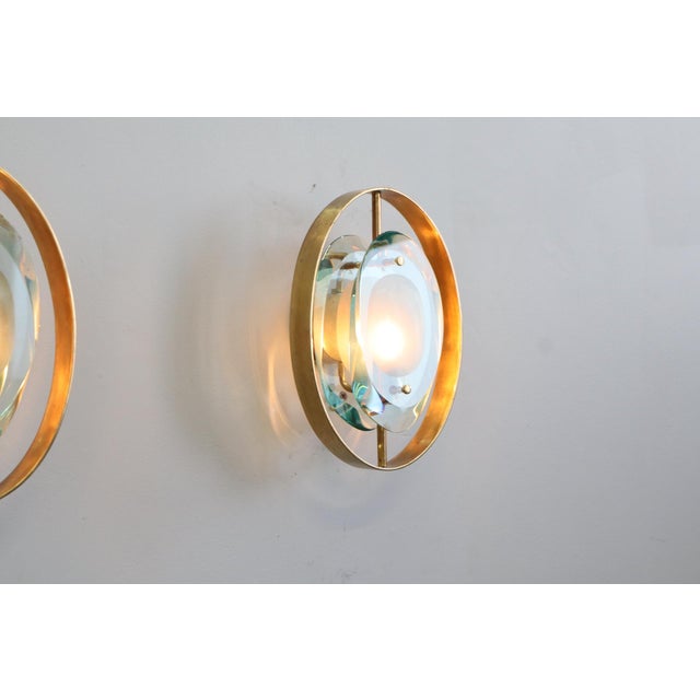 Model 2240 Wall Lights by Max Ingrand for Fontana Arte, 1959, Set of 2 For Sale - Image 9 of 17