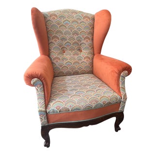 Late 19th Century Wingback Chair For Sale