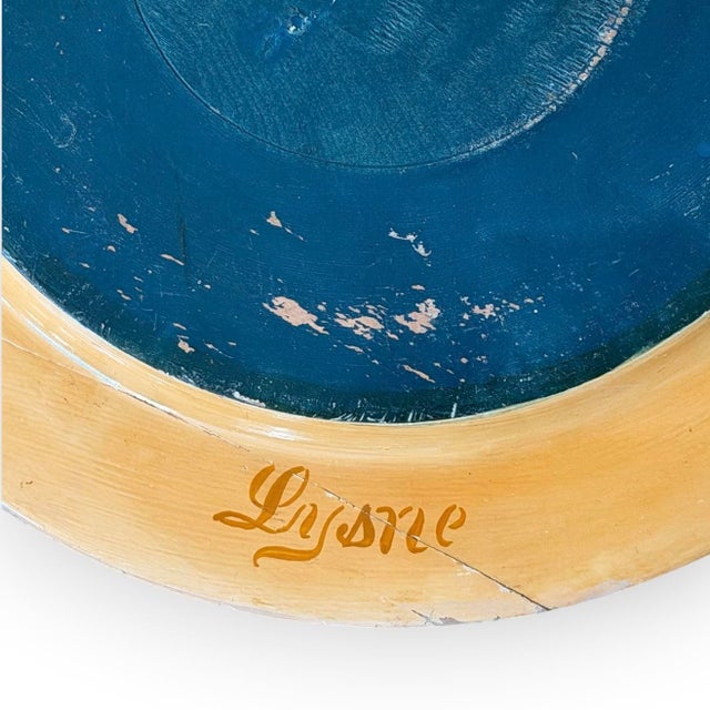 Per Lysne Rosemaling Smorgasbord Platter Norwegian Folk Art 1930-40s For Sale - Image 6 of 11