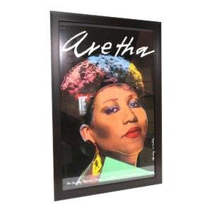 Andy Warhol Aretha Franklin Record Store Prom Poster 1986