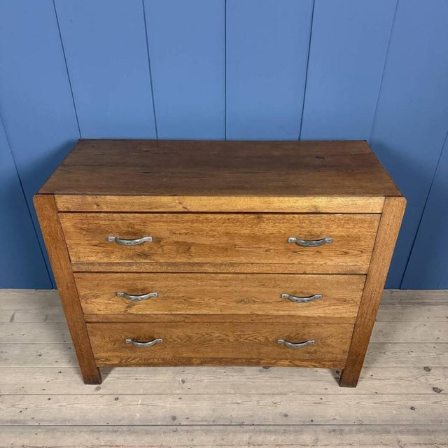 French Oak Chest of Drawers, 1920s For Sale - Image 4 of 16