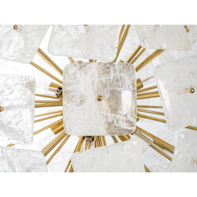 Modern Large Sputnik Rock Crystal Chandelier "Nova", Limited Edition For Sale - Image 3 of 10