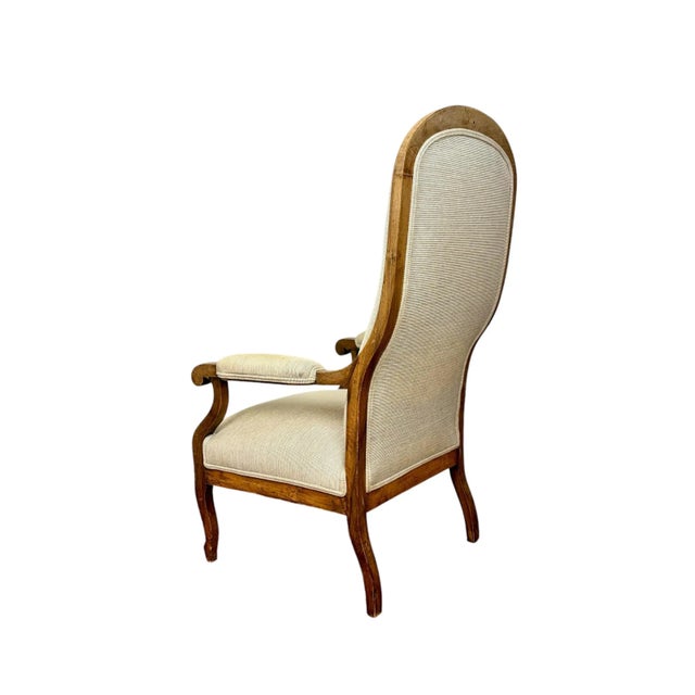 French Voltaire Armchair, 1940s For Sale - Image 10 of 11