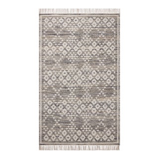 Angela Rose x Loloi Rivers Denim / Ivory 9'-3" x 13' Area Rug For Sale