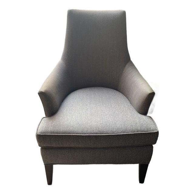 Mitchell Gold + Bob Williams Gray Upholstered Chair For Sale