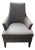 Mitchell Gold + Bob Williams Gray Upholstered Chair For Sale