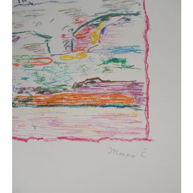 Marko Celebonovic, Le Pont des Arts, Lithograph For Sale - Image 5 of 6