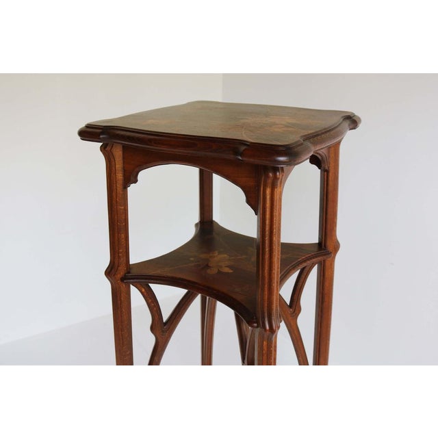Art Nouveau Pedestal by Emile Gallé, 1900s For Sale - Image 14 of 18