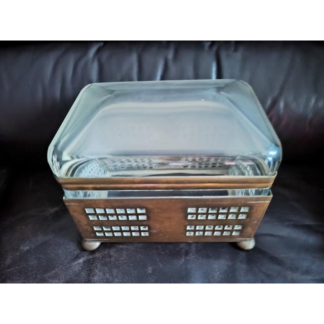 Metal Rara Biscuit Box by Josef Hoffmann for Wiener Werkstätte, 1905 For Sale - Image 7 of 8