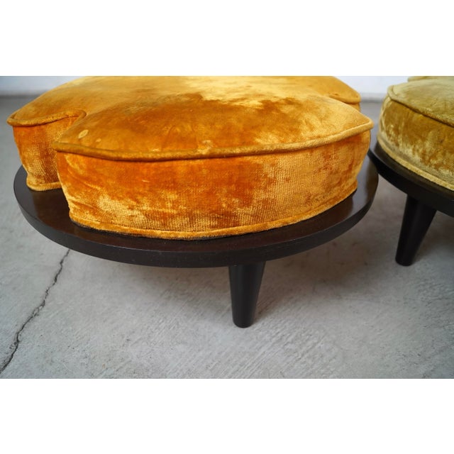 1960’s Mid-Century Modern Stackable Ottomans Stools For Sale - Image 10 of 12
