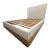 Rh Restoration Hardware Ligné Fabric Panel Bed Queen | Light Brushed Oak | Natural Performance Linen Weave For Sale