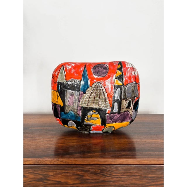 Ceramic Vase by Elio Schiavon, Italy, 1960s For Sale - Image 9 of 9