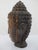 Finely Hand Carved Wood Balinese Buddha Head Meditation Figure Statue For Sale In Portland, OR - Image 6 of 8