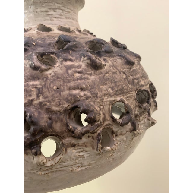 Mid-Century Danish Ceramic Pendant Lamp For Sale In New York - Image 6 of 12