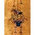 1920s Gold Field Vase Spray Flowers Shou Symbols Antique Chinese Art Deco Rug For Sale - Image 4 of 9