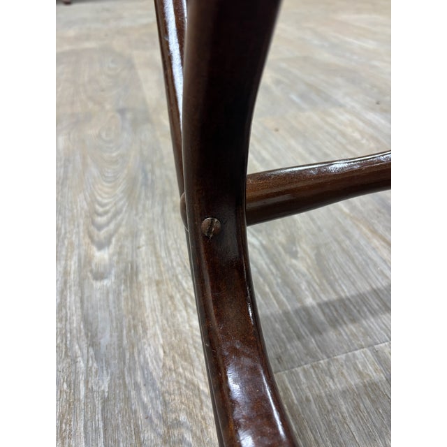 Vintage Thonet Style Bentwood Beechwood Cane Seat Cane Back Rocking Chair For Sale - Image 17 of 17