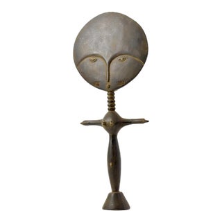 Early 20th Century Asante Akua'ba Fertility Doll Ghana For Sale