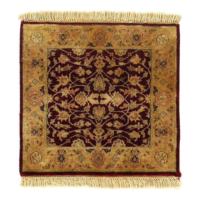 Pasargad DC Red Fine Hand Knotted Augra Rug For Sale