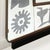 Mid-Century Reversed Etched & Smoked Wall Mirror With Sculptural Walnut Lining For Sale - Image 11 of 12