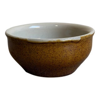 French Brown Ceramic Small Bowl 1960s Mid-Century Modern For Sale