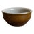 French Brown Ceramic Small Bowl 1960s Mid-Century Modern For Sale