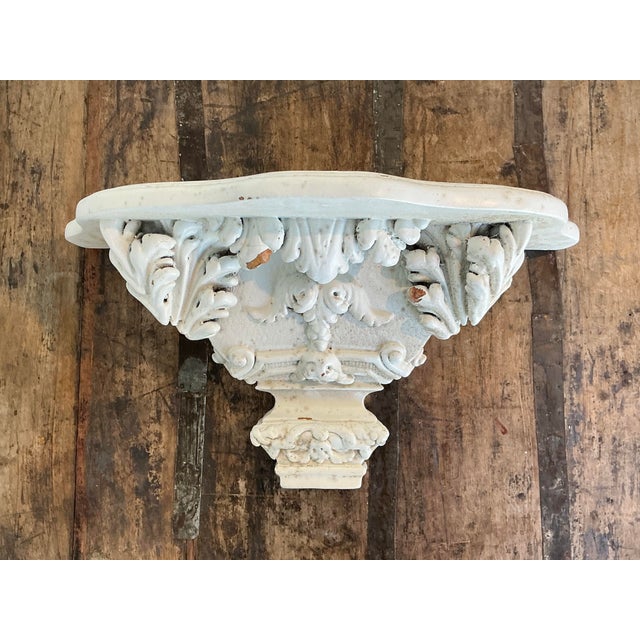 Vintage Carved Wood Bracket For Sale - Image 9 of 12