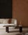 Contemporary Emperador Dark Marble and Smoked Oak Lounge Table by Lebanto For Sale - Image 3 of 4