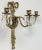 French Vintage French Empire Brass Multi-Arm Wall Candle Sconces, Pair For Sale - Image 3 of 7
