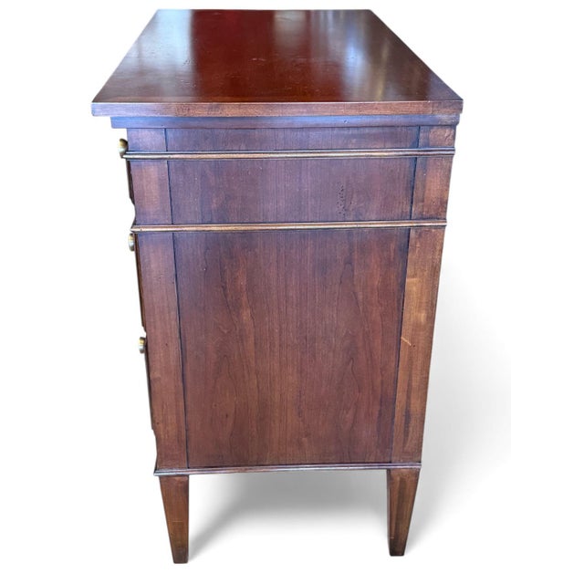 2020s Hickory White Mahogany Bachelor Chest, Nightstand or End Table. For Sale - Image 5 of 11
